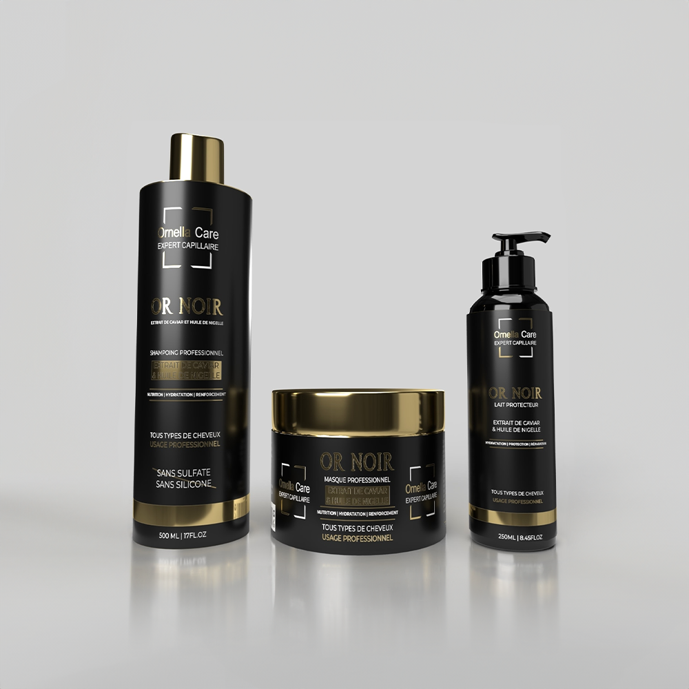 Or Noir - Pack Complet extrait de Caviar et huile de Nigelle