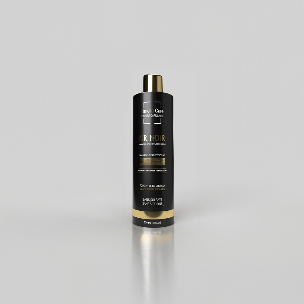 Or Noir - Shampoing à l’extrait de Caviar et Huile de Nigelle